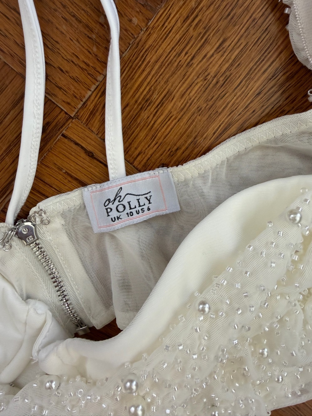 Oh Polly Embellished Crop Top and Skirt Set - Picture 10 of 11